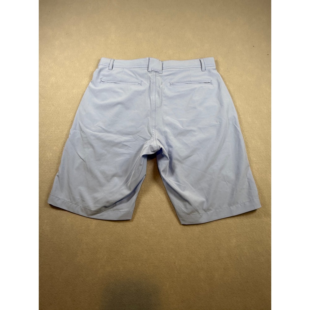 Druh Mens Golf Shorts Light Blue Flat Front Performance Size 32 - Picture 5 of 5